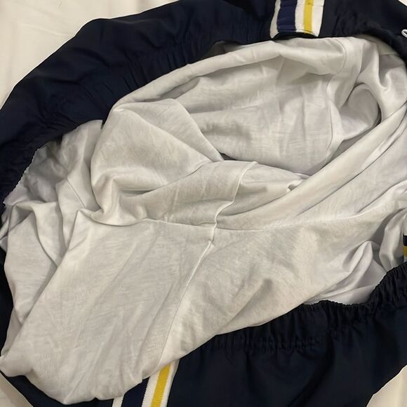 Lacoste Sport Blue Pull-on Contrast Bands Tennis Shorts Mens Size 4XL GH6908 - Picture 11 of 14